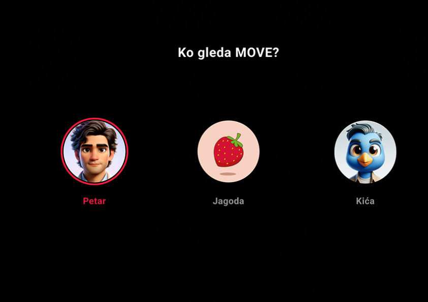 A profile for every family member.